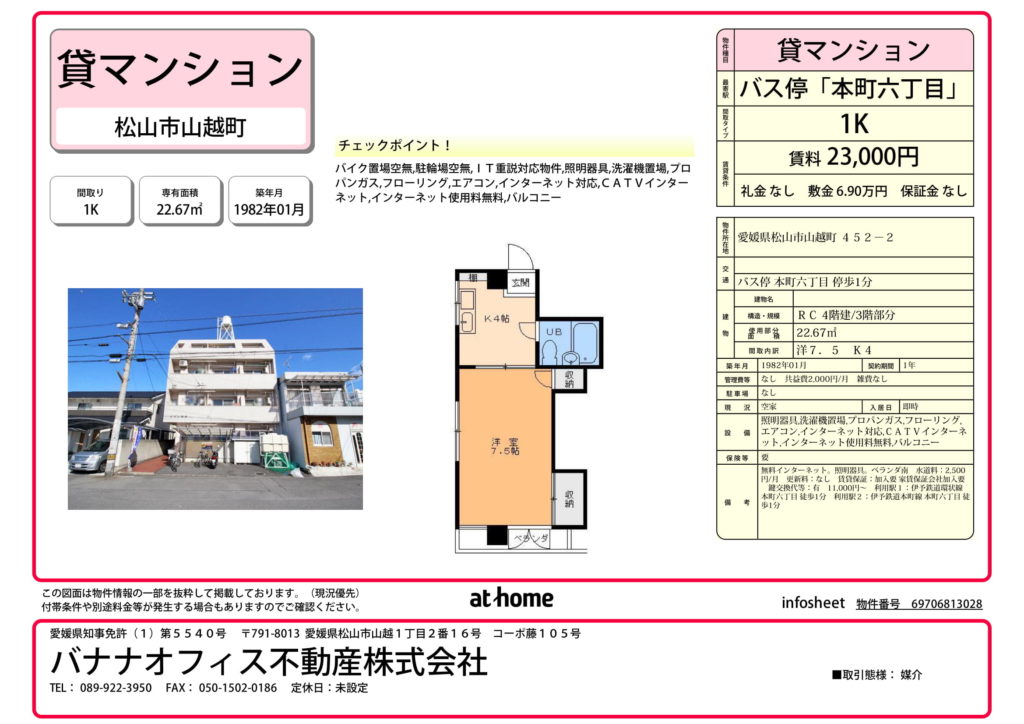 賃貸マンション アパート 駐車場 不動産案内 バナナオフィス不動産